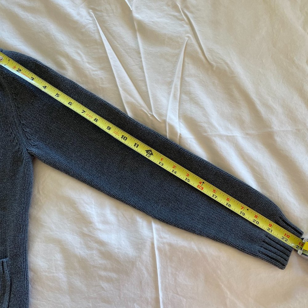 Brooks Brother "346" Subprima Cotton Gray Sweater